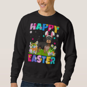 Sudadera Terrier Dog Feliz Semana Santa Conejo Terrier Pasc