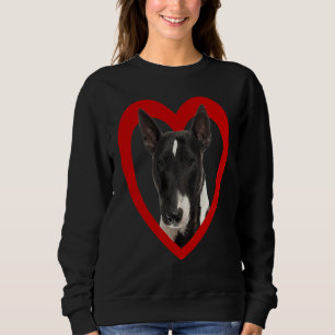 Sudadera Terrier Miniatura  Perro Corazón   Bull Terrier Mi