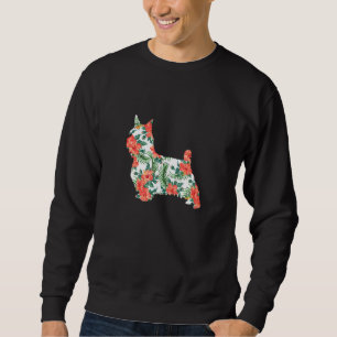 Sudadera Terrier Sedoso Aloha Perro Hawaiano