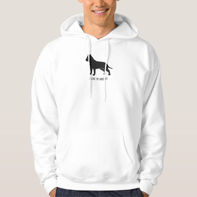 Sudadera Terrier Staffordshire Americano (Anverso)