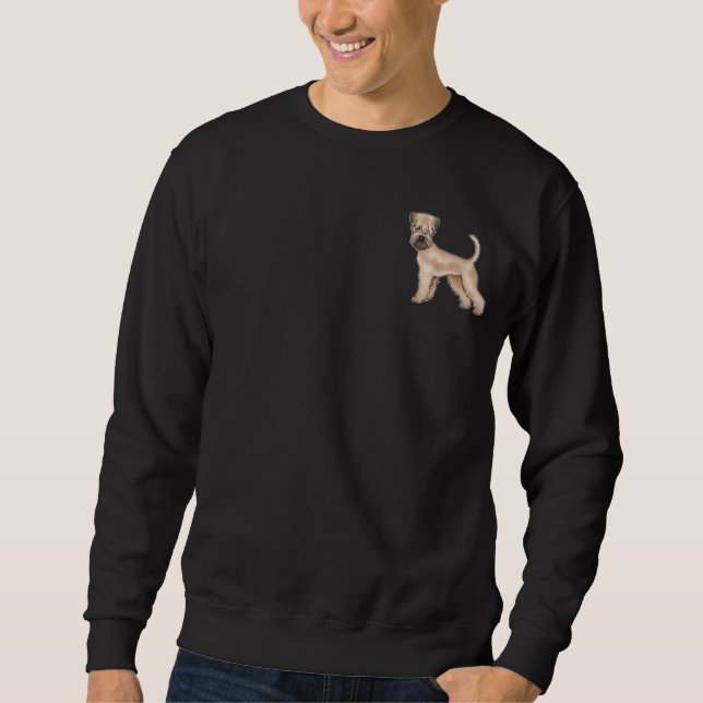 Sudadera Terrier Wheaten de Pelaje Suave Perro de Dibujos A (Anverso)