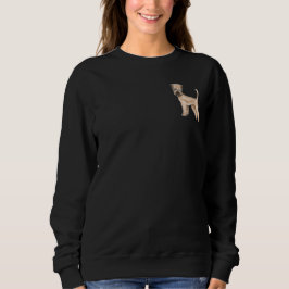 Sudadera Terrier Wheaten de Pelaje Suave Perro Lindo de Pie