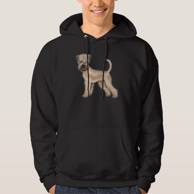 Sudadera Terrier Wheaten de Pelaje Suave Perro Marrón Lindo (Anverso)
