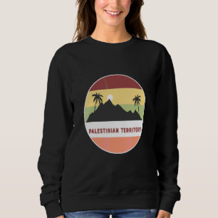 Sudadera Territorio Palestino Montaña y Palmeras