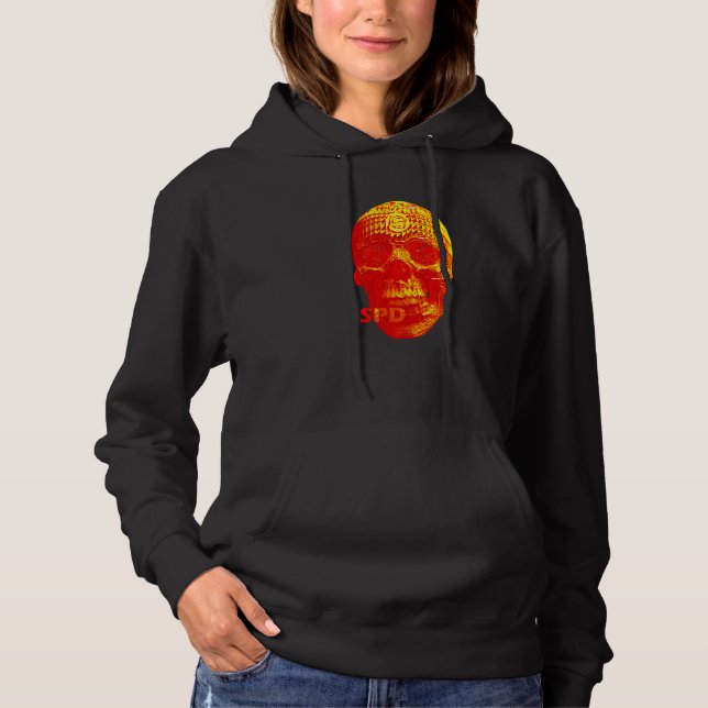 Sudadera Terror de cráneo de mimbre (Anverso)