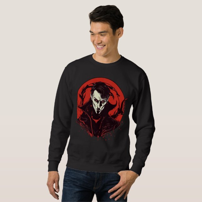 Sudadera Terror de Ojos Rojos (Anverso completo)