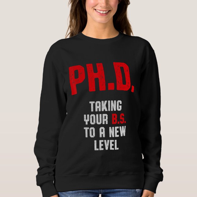 Sudadera Tesis de estudiante de doctorado graduación de doc (Anverso)