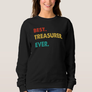 Sudadera Tesorero Profesional Retro Mejor Tesorero De La Hi