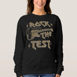 Sudadera Test Day Teacher Rock The Test Guitar Teacher Test