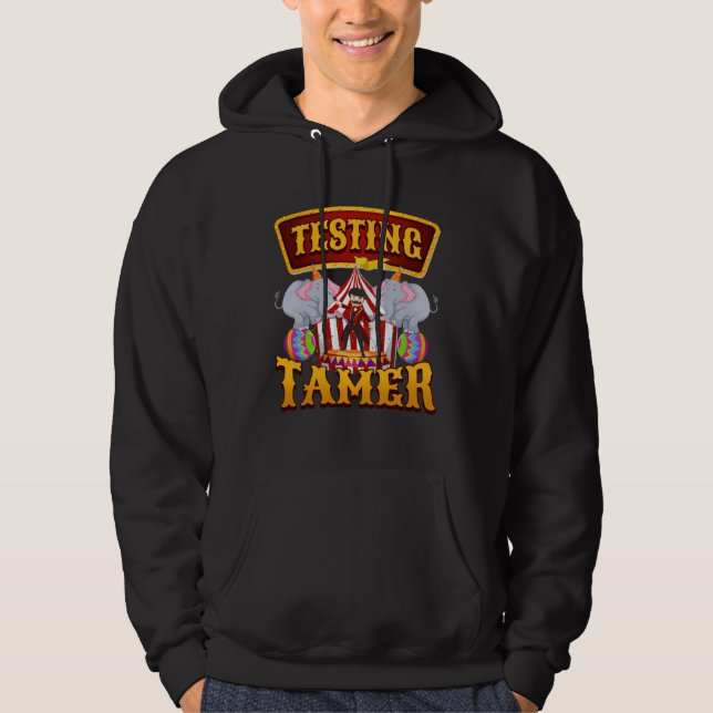 Sudadera Testing Tamer Test Day Teacher in Circus Theme Wom (Anverso)