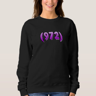 Sudadera Texas 972 Area Code Dallas Plano Garland Irving Me
