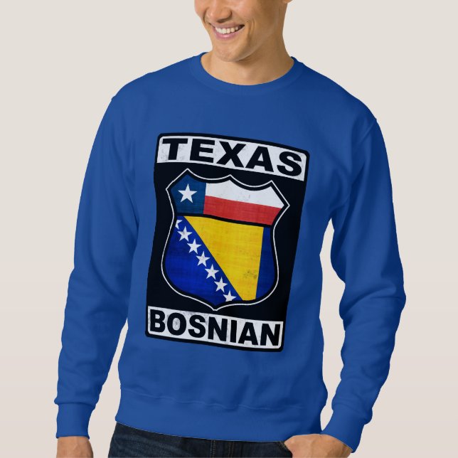 Sudadera Texas Bosnio-Americano (Anverso)