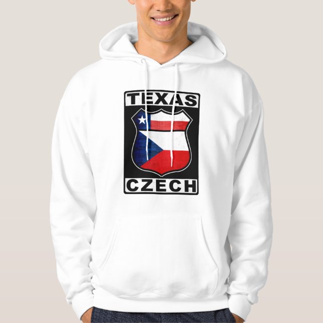 Sudadera Texas Czech American (Anverso)