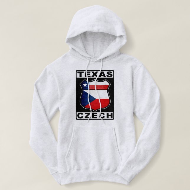 Sudadera Texas Czech American (Diseño del anverso)