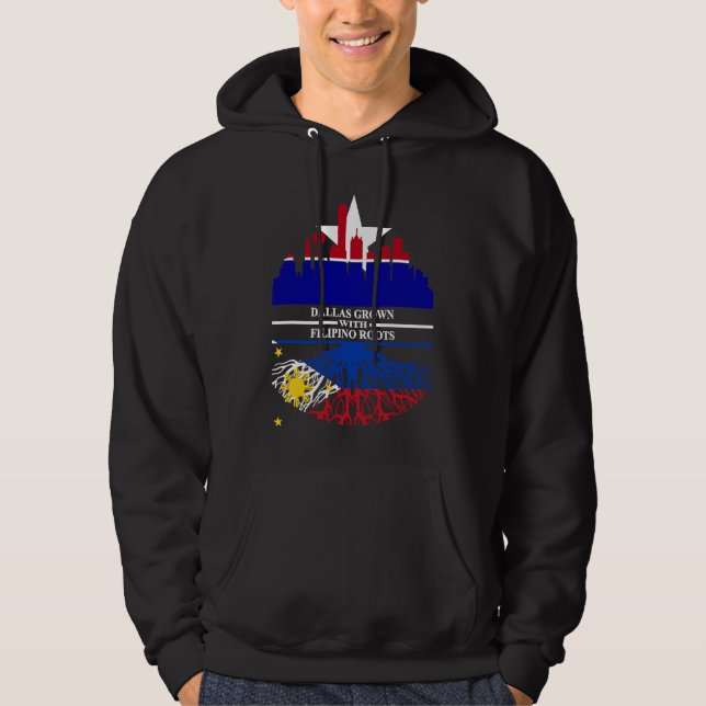 Sudadera Texas Dallas Half Filipino Roots Dallasite Philipp (Anverso)