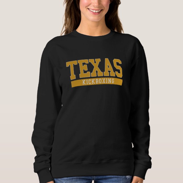Sudadera Texas Kickboxing (Anverso)
