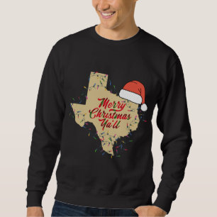 Sudadera Texas Merry Christmas Fiesta Yall Familia Matanza 
