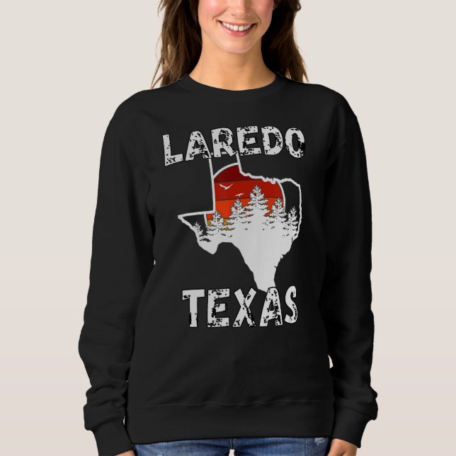 Sudadera Texas Retro Laredo Texas Souvenirs 1 (Anverso)