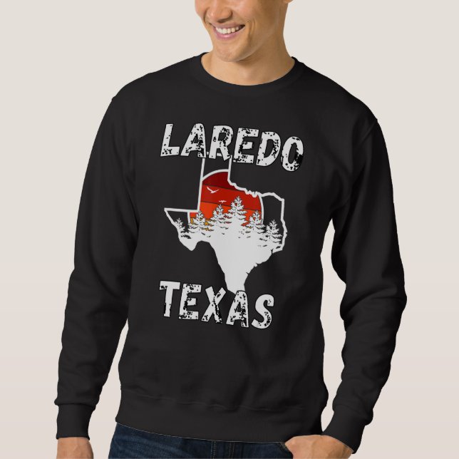Sudadera Texas Retro Laredo Texas Souvenirs 1 (Anverso)