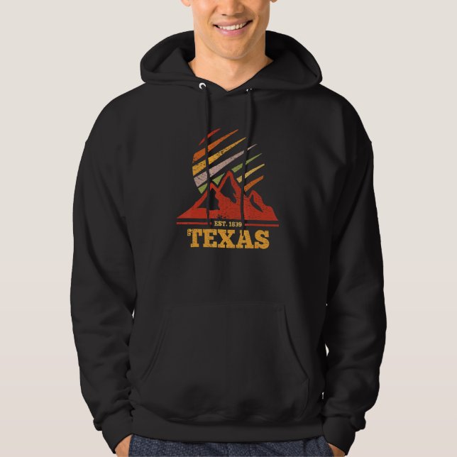 Sudadera Texas Retro Vintage (Anverso)