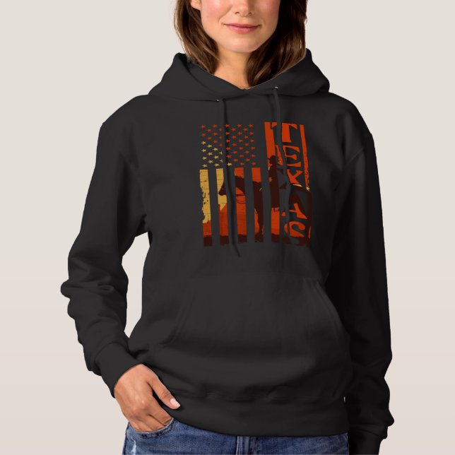 Sudadera Texas Souvenir Howdy Longhorn Texan TX Dallas (Anverso)