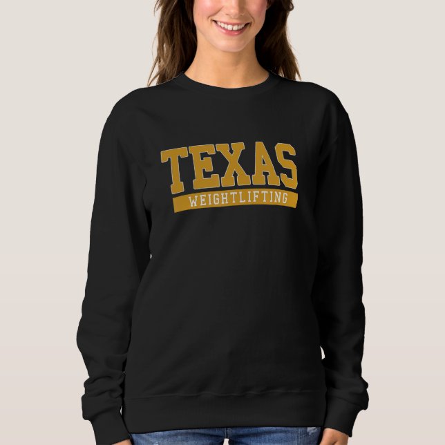 Sudadera Texas Weightlifting (Anverso)