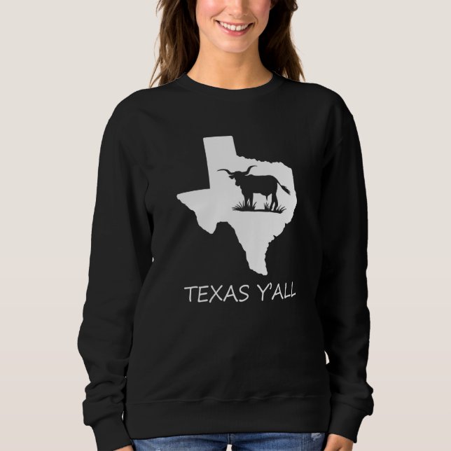 Sudadera Texas Y'all 1 (Anverso)