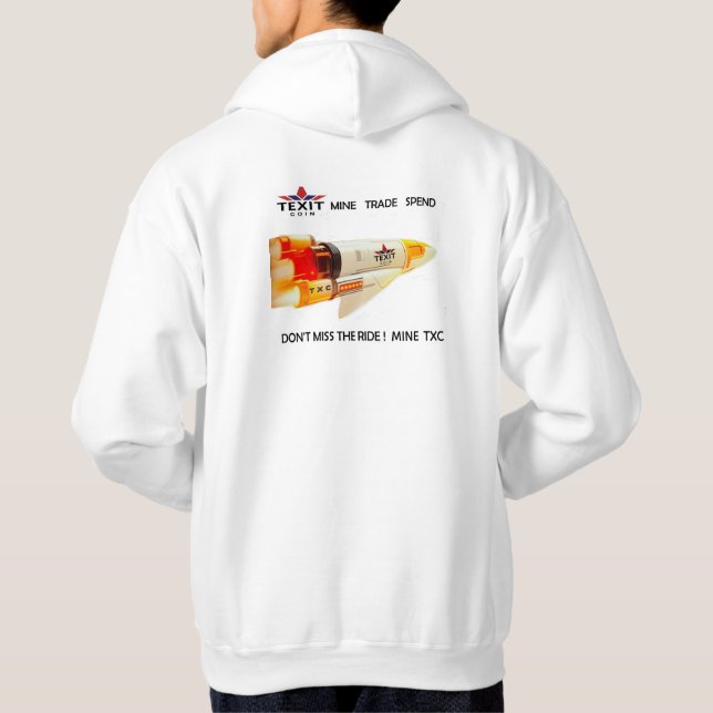 Sudadera TeXit Monedas Mens Basic Hoodie (Reverso)