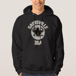 Sudadera Texto claro Gainsville Bandera de Estados Unidos C