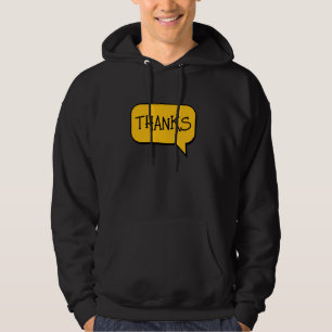Sudadera texto de agradecimiento