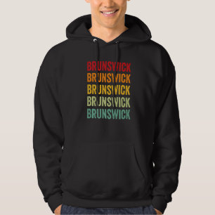 Sudadera Texto de arcoíris del condado de Brunswick Virgini