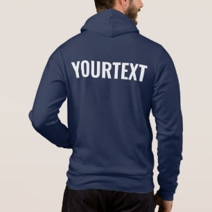 Sudadera Texto de imagen personalizado hombre moderno parte