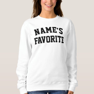 Sudadera Texto de nombre personalizado regalo de cumpleaños