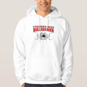 Sudadera Texto del rojo del COA de Staffordshire bull