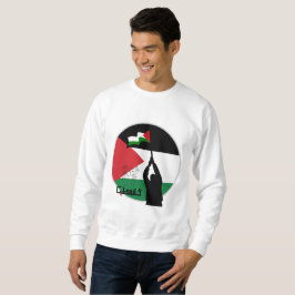 Sudadera Texto en árabe de Palestina Libre