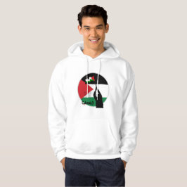 Sudadera Texto en árabe de Palestina Libre
