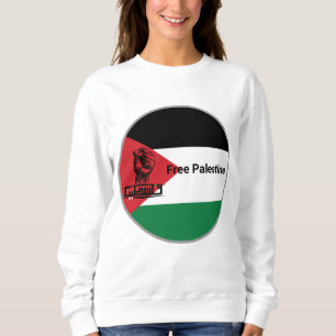 Sudadera Texto en árabe palestino libre