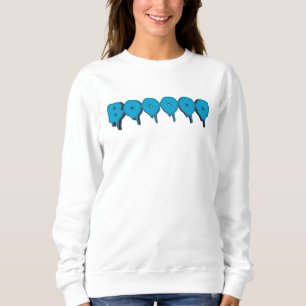 Sudadera texto fantasma gracioso