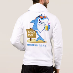 Sudadera Texto gracioso de personalizado de tiburón