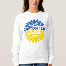Texto Personalizado de girasol azul/amarillo. ¡Per