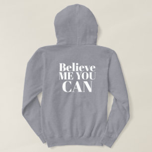 Sudadera Texto personalizado Elegante Mujeres Mínimas Moder