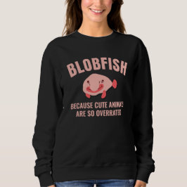 Sudadera Texto Personalizado sobrevalorado de BLOBFISH lind