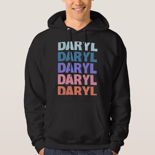 Sudadera Texto repetido moderno Daryl (Anverso)