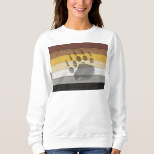 Sudadera textura de suelo de madera de la bandera del Orgul