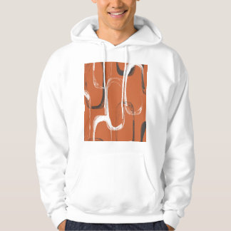 Sudadera Textura del pincel: fondo Naranja sin soldadura