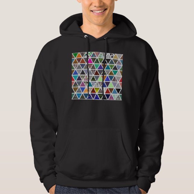 Sudadera Texturas triangulares 02 (Anverso)