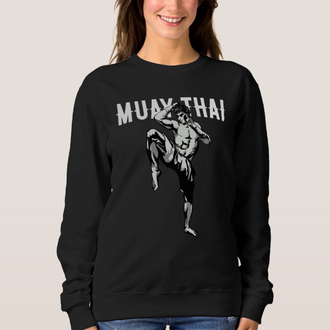 Sudadera Thai Boxing Muay Thai  Kickboxing (Anverso)