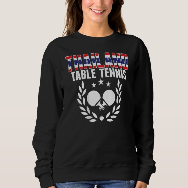 Sudadera Thailand Ping Pong     Thai Table Tennis Team Supp (Anverso)
