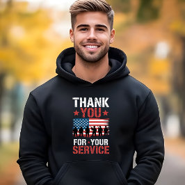 Sudadera THANK YOU FOR YOUR SERVICE Veterans Day Tribute