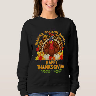 Sudadera Thankful Grateful Blessed – Happy Thanksgiving